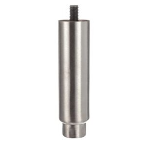 component hardware 1-5/8" od x 6" h stainless steel equipment leg with 1/2-13 x 3/4" l protruding stud and adjustable hex toe