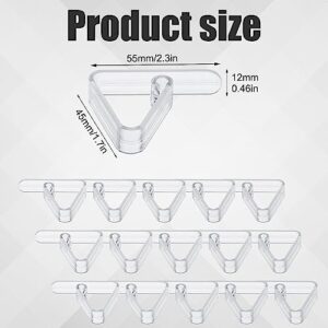 16pcs Plastic Table Cloth Clips, Clear Tablecloth Clips, Table Cloth Fixing Table Cloth Holder Clips Picnic Tablecloth Clamps for Indoor Outdoor, Fits to 0.4"-1.2" Thick Tables