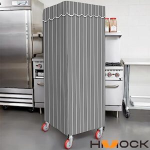 HMOCK Pan Bun Rack Cover for Commercial Bun Pan Bakery Rack - 20 Sheet,Waterproof and Dustproof Bun Rack Cover,23" W x 28" D x 64"