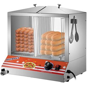 hot dog steamer - 36l top load electric bun warmer cooker