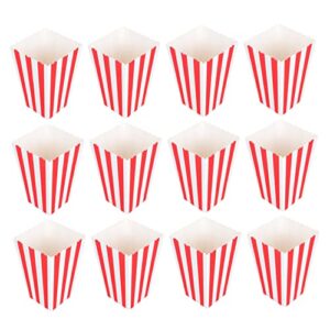 48pcs popcorn popcorn box cardboard food containers mini gift boxes candy container gofts snack cups popcorn bucket popcorn containers movie night party popcorn box snack box