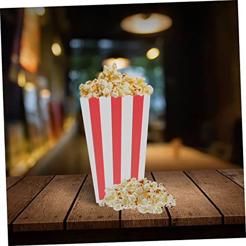48pcs Popcorn Popcorn Box Cardboard Food Containers Mini Gift Boxes Candy Container Gofts Snack Cups Popcorn Bucket Popcorn Containers Movie Night Party Popcorn Box Snack Box