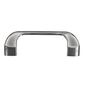 component hardware 5" oc chrome plated die cast offset pull replacement handle for commercial refrigeration and washer units