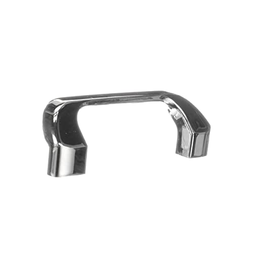 Component Hardware 5" OC Chrome Plated Die Cast Offset Pull Replacement Handle for Commercial Refrigeration and Washer Units