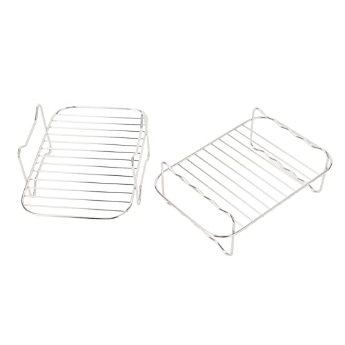 Fryer Rack, Fryer Metal Rack Non Stick Coating for Kitchen