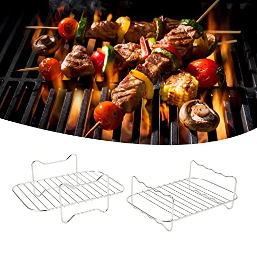 Fryer Rack, Fryer Metal Rack Non Stick Coating for Kitchen