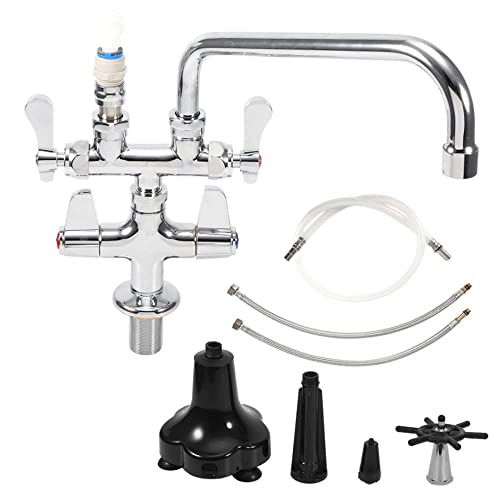 Upgrade Your Bar Supplies with our Commercial Cup Rinser Washer & Dual Temperature Faucet - Perfect Coffee Shop Equipment for Quick and Easy Cleaning