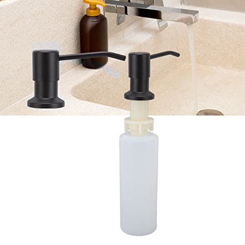 Soap Dispenser for Kitchen Sink,300ml Sink Soap Dispenser,Stainless Steel Bathroom & Kitchen 360° Rotation Sink Soap Dispenser for Hand Sanitizer & Dish Soap