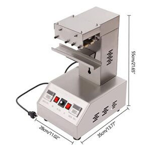 DF-20 Semi-auto Plastic Tubr Sealer - Pneumatic Tube Sealing Machine for Al-plastic Cosmetic Tube Sealer Cream Cosmetic Toothpaste Paint 5-20Piece/min 8-55mm Pipe 110V US