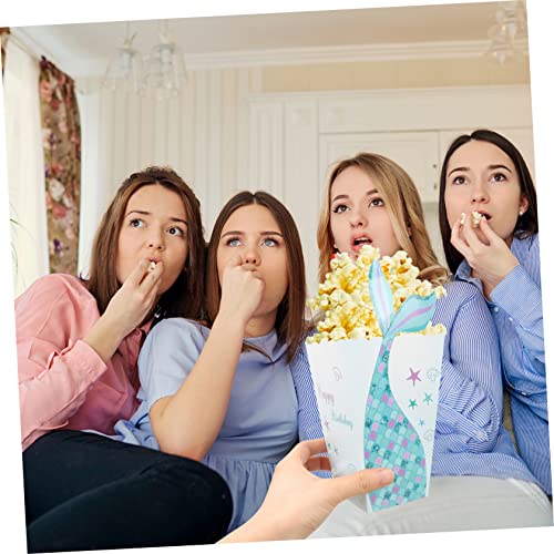 24pcs Popcorn Box Popcorn Box Snack Gift Box Mini Food Containers Disposable Containers Popcorn Holder Candy Table Popcorn Bar Supplies Popcorn Paper Serving Cups Popcorn Bucket