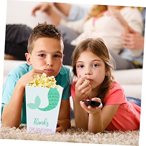 24pcs Popcorn Box Popcorn Box Snack Gift Box Mini Food Containers Disposable Containers Popcorn Holder Candy Table Popcorn Bar Supplies Popcorn Paper Serving Cups Popcorn Bucket