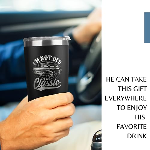 Gifts for Men - Birthday Gifts for Men - Mens Gifts for Grandpa, Him, Dad, Husband - 40th, 50th, 60th, 70th, 80th Funny Mens Birthday Gift Ideas - Christmas Gifts for Men - 20 Oz Tumbler for Men