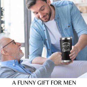 Gifts for Men - Birthday Gifts for Men - Mens Gifts for Grandpa, Him, Dad, Husband - 40th, 50th, 60th, 70th, 80th Funny Mens Birthday Gift Ideas - Christmas Gifts for Men - 20 Oz Tumbler for Men