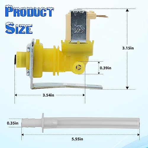 New Upgraded 000009120, 000008487, 000008483 Water Inlet Valve Compatible with IH9120 Manitowoc Ice Machine, 120V 60Hz 5W, 2 Year Warranty