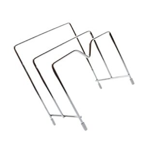nuobesty 2pcs stainless steel over the sink dish rack in-sink dish racks stainless dish rack in sink dish rack dish drying rack cutting board holder chopping board drain rack dish shelf
