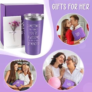 Jekeno Birthday Gifts for Women Girls - Christmas Halloween Gifts for Her Spa Presents for Mom Wife Sister Bestie Friends Girlfriend Teacher Nurse Relaxing Spa Basket Box Gift Set Female Mug Tumbler