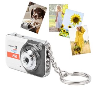 Digital Camera, Mini Thumb Camera, Portable Video Camera with Motion Detection, Point and Shoot Digital Cameras, Fashion Mini DV Camera for Teens Students Kids (Silver Gray)