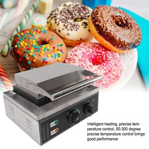 Doughnut Machine, 5 Holes Double Sided Heating Doughnut Machine Stainless Steel Commercial Waffle Donut Machine for Restaurant Bakery Snack Bar Street Vendor Home (US Plug 110V 110V)