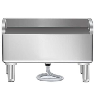 commercial stainless steel mop sink washing basin, floor mount mop service basin wash station with drain pipe/strainer, for restaurant/business/garages/basements,201,450mm