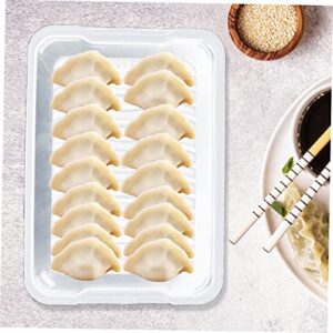 Abaodam 3pcs Boxes Dumpling Storage Box Dumplings Storage Box Pp