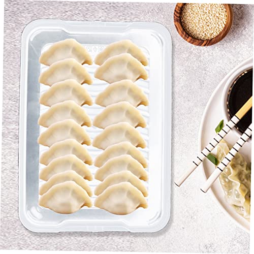 Abaodam 3pcs Boxes Dumpling Storage Box Dumplings Storage Box Pp