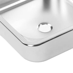 Stainless Steel Sink, Scratch Resistant Easy To Large Capacity Kitchen Wash Sink Exquisite Appearance for Yacht