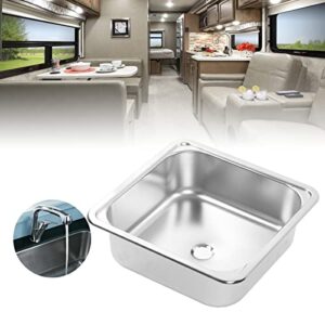 Stainless Steel Sink, Scratch Resistant Easy To Large Capacity Kitchen Wash Sink Exquisite Appearance for Yacht