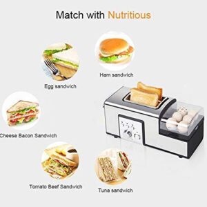 Hot Dog Roller Machine, Stainless Steel Sausage Grill Hot Dog Machine, with Heating Aluminum Rod and Anti-Scald Handle, Bun Warmer Machine, for Food Street, Snack Bar, Restaurant