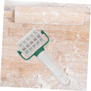 RORPOIR Roller Cutter Pasta Spaghetti Plastic Drum Pasta Maker Pastry Lattice Wheel Pastry Cutter Baking Supply Kitchen Gadgets Pizza Needle Roller Noodle Cutter Pizza Dough Mincer