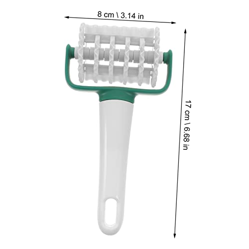 RORPOIR Roller Cutter Pasta Spaghetti Plastic Drum Pasta Maker Pastry Lattice Wheel Pastry Cutter Baking Supply Kitchen Gadgets Pizza Needle Roller Noodle Cutter Pizza Dough Mincer