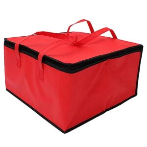 thermal food bag insulated food delivery bag insulated pizza delivery bags grocery shopping bags thermal tote cooler keep food warm catering bags for seafood cake hot food