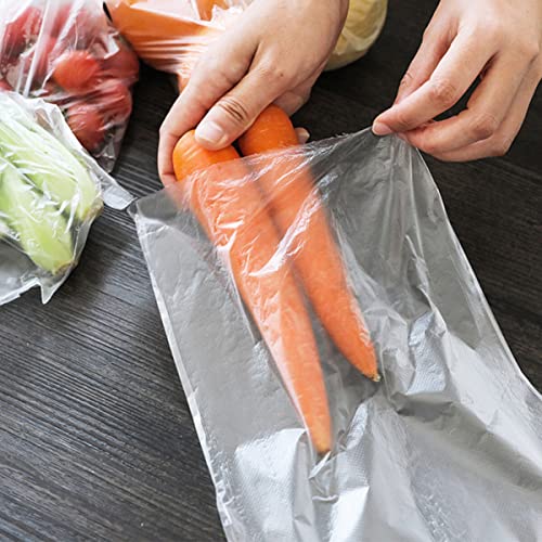 Storage Bags Vacuum Sealed 100PCS Vacuum Sealer Bags Food Vac Bags Commercial Grade Bag Rolls Fruit Vegetable Storage Pouch for Meal Prep or Sous Vide 30X20CM