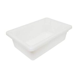 thunder group plfb121806pp food storage box, 3 gallon, 12"x 18" x 6", built-in handle, withstands temperature -40° to 160°f, stain resistant, dishwasher safe, pack of 12