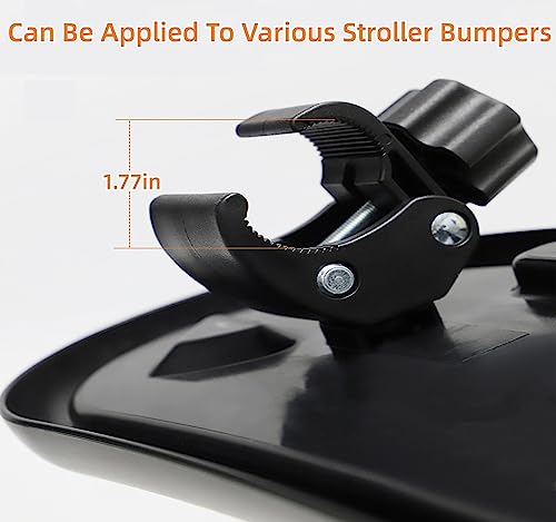 MIUSING Universal Stroller Snack Tray with Cup Holder - Travel-Friendly 3-in-1 Stroller Cup Holder and Entertainment Accessories for Convenient Outings and Traveling