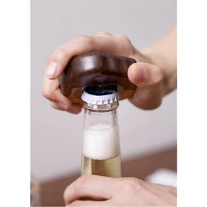 Ice Cream Wooden Bottle Opener Freezer Magnet with Wax as