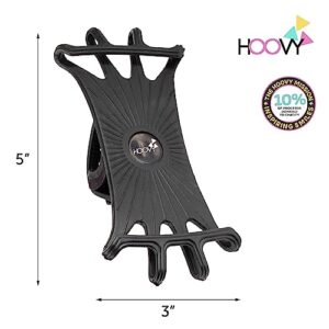 Hoovy Silicone Stroller Phone Holder | Cell Phone Holder for Strollers, Shopping Carts, or Handlebars | Phone Holder Mount for Strollers