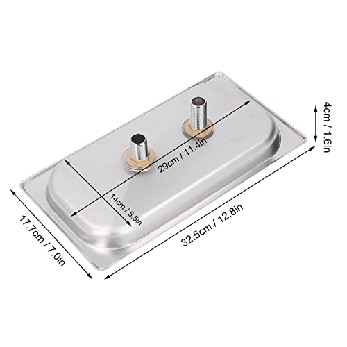 Oumefar Stainless Steel Cup Washer, Stainless Steel Pitcher Rinser Embedded for Hotels