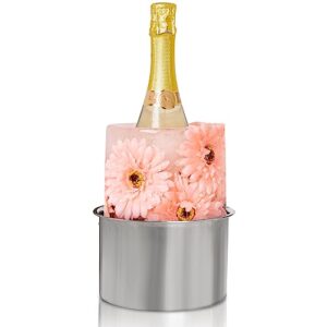 ice bucket mold,ice mold wine bottle chiller,champagne bucket ice mold, flower/fruits/any decoration to diy your champagne bucket ice mold for special parties/bar/holiday/wedding,beautiful & creative
