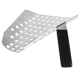 HEMOTON 3pcs French Fries Shovel Popcorn Machine Popcorn Metal Pooper Scooper Ice Scooper Perforated Metal Scoop Scooper for Snacks Ice Cube Shovel Kitchen Gadgets Kitchen Grain Scoop Food