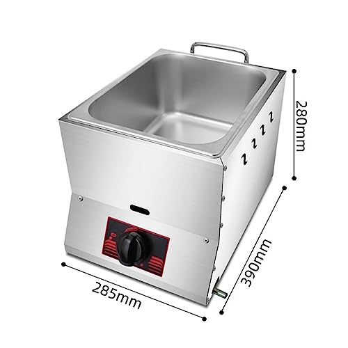 Large Capacity Countertop LPG/Gas Fryer, Commercial Stainless Steel Gas Fryer, for French Fries Turkey Donuts Home Kitchen Restaurant (Size : 10L)
