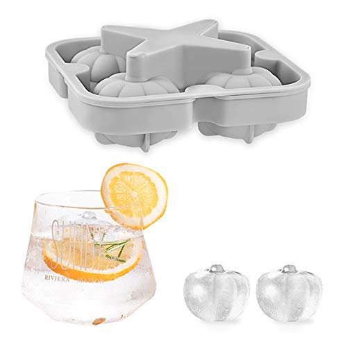 Ice Cube Trays ， Tray Balls, Ice Cube Mould Ice Trays Long Ice Cube Tray Ice Cube Trays Large Silicone Ice Tray Silicone Ice Cube Tray Ice Ball Mould Silicone Ice Cube Trays Gray,One Size (Color : Bl