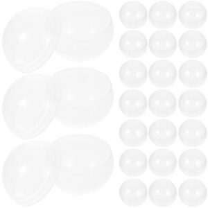 clear plastic hanging ball 50pcs vending machine small clear empty round cases 45mm for gumball containers stands molds hidden surprise treasure inserts and party favors