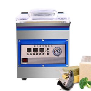 cncest commercial 360w vacuum packaging and sealing machine, food sealing machine automatic packaging machine, for cooked dry goods seafood sauce series vacuum products