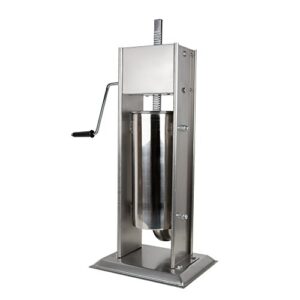 5l stainless steel commercial manual spanish churro maker machine, heavy duty churros machine with 4 nozzles for home restaurants bakeries use
