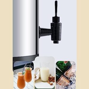 Insulated Beverage Cold Drink Dispenser, Stainless Steel Heat Insulation Barrel Kitchen Milk Tea Equipment with Faucet for Brewing Party Buffet Commercial,18L