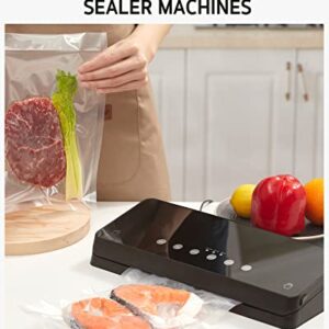 Syntus Vacuum Sealer Bags, 6 Pack + 150 Combo Size Commercial Grade Bags Rolls, Food Vac Bags for Storage, Meal Prep or Sous Vide