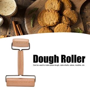 TEMKIN Dough Roller,Dough Roller Covering Technology Exterior Polishing Comfortable Grip Wood Material Pizza Roller, Suitable For Home, Bakery, Restaurant rolling