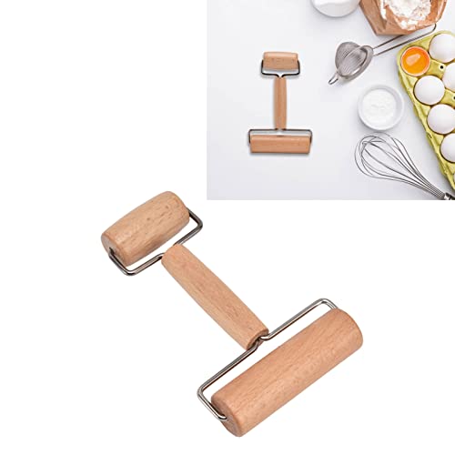 TEMKIN Dough Roller,Dough Roller Covering Technology Exterior Polishing Comfortable Grip Wood Material Pizza Roller, Suitable For Home, Bakery, Restaurant rolling