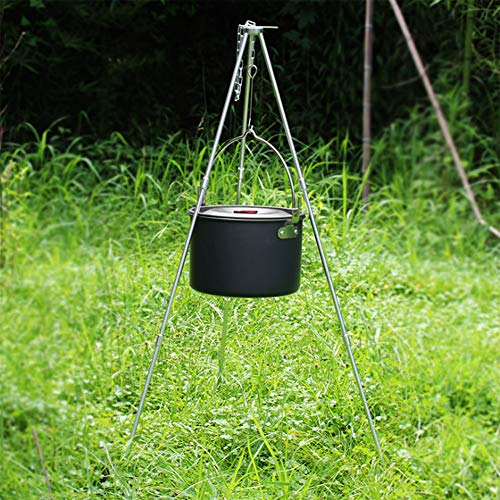 CHICIRIS Pot Tripod, Detachable Camping Tripod, for Outdoor Backyard