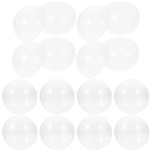 doitool clear fillable balls 50pcs gumball vending machine capsule 60mm claw machines ball surprise ball candy gifts treat container